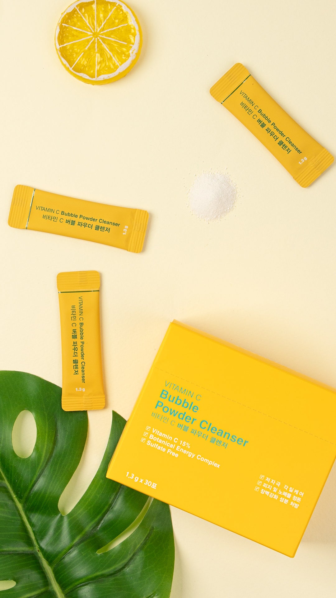 JEJUINDI Vitamin C Bubble Powder Cleanser