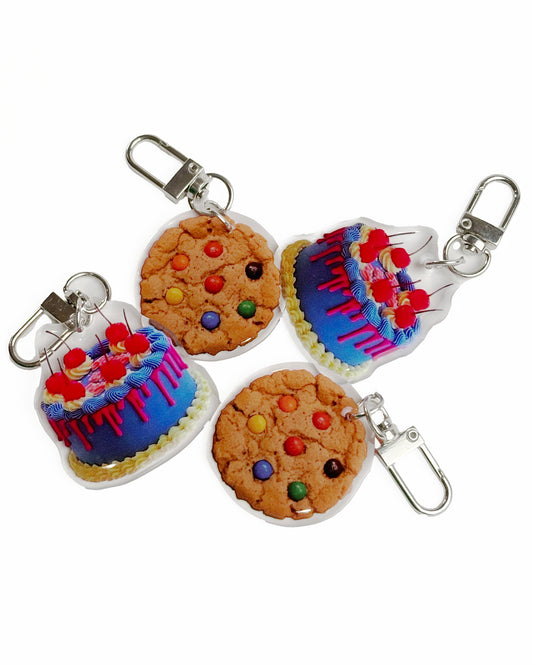 Cookie and Cake Keyrings