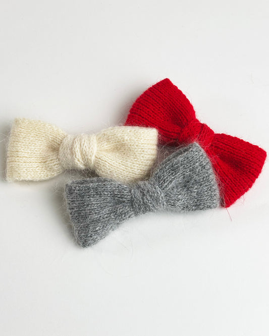 Mollette Fiocco Grande lavorato a maglia