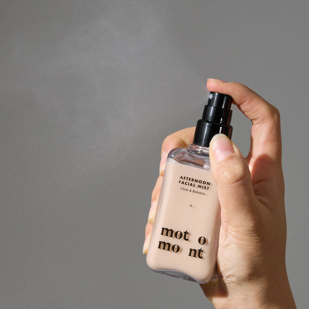 MOTOMONT Afternoon Facial Mist – Milktea Glow and Balance