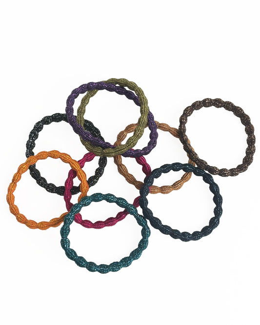 Elastici bombati glitter