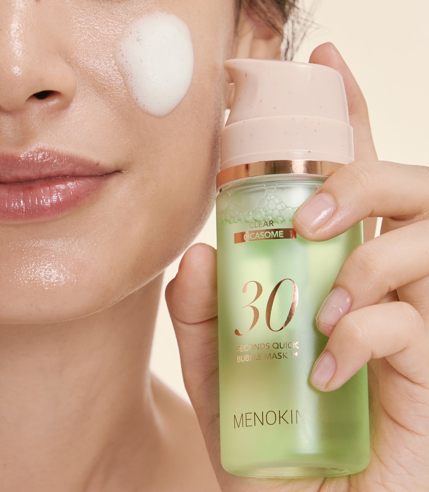 MENOKIN 30 Seconds Quick Bubble Mask – Clear