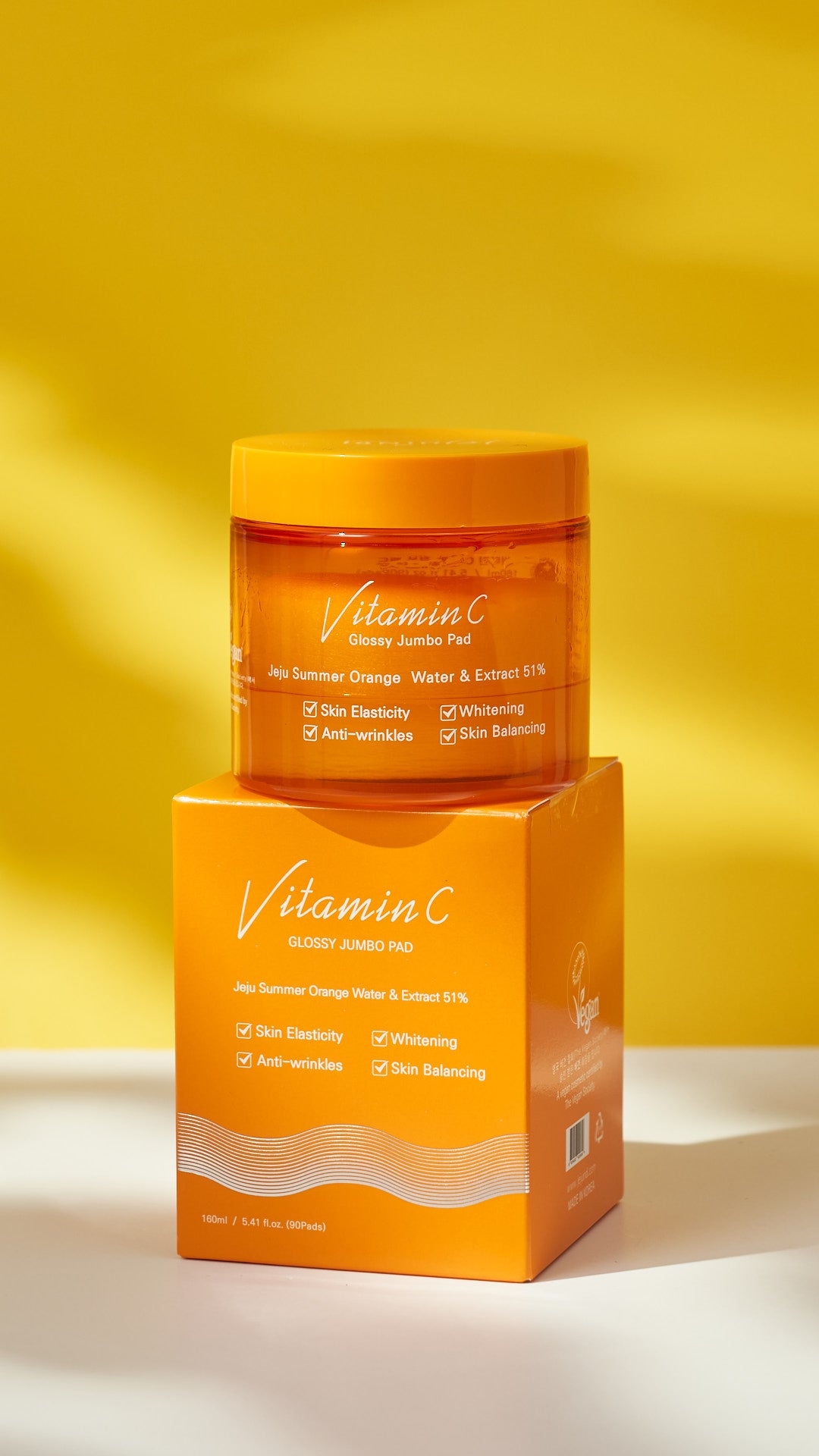 JEJUINDI Vitamin C Glossy Jumbo Pads