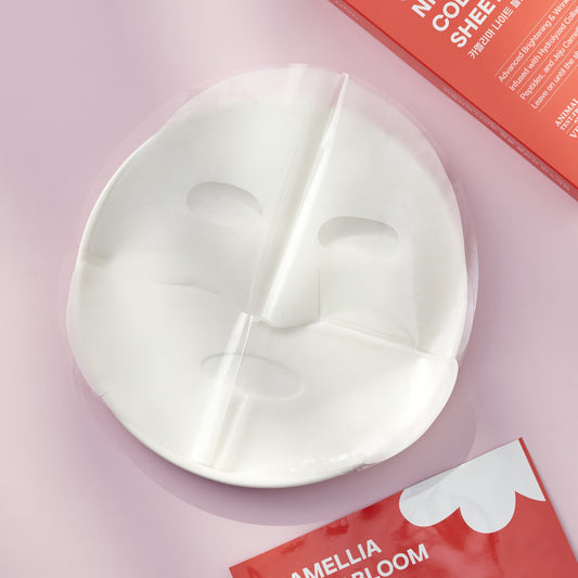 JEJUINDI Camellia Night Bloom Collagen Sheet Mask