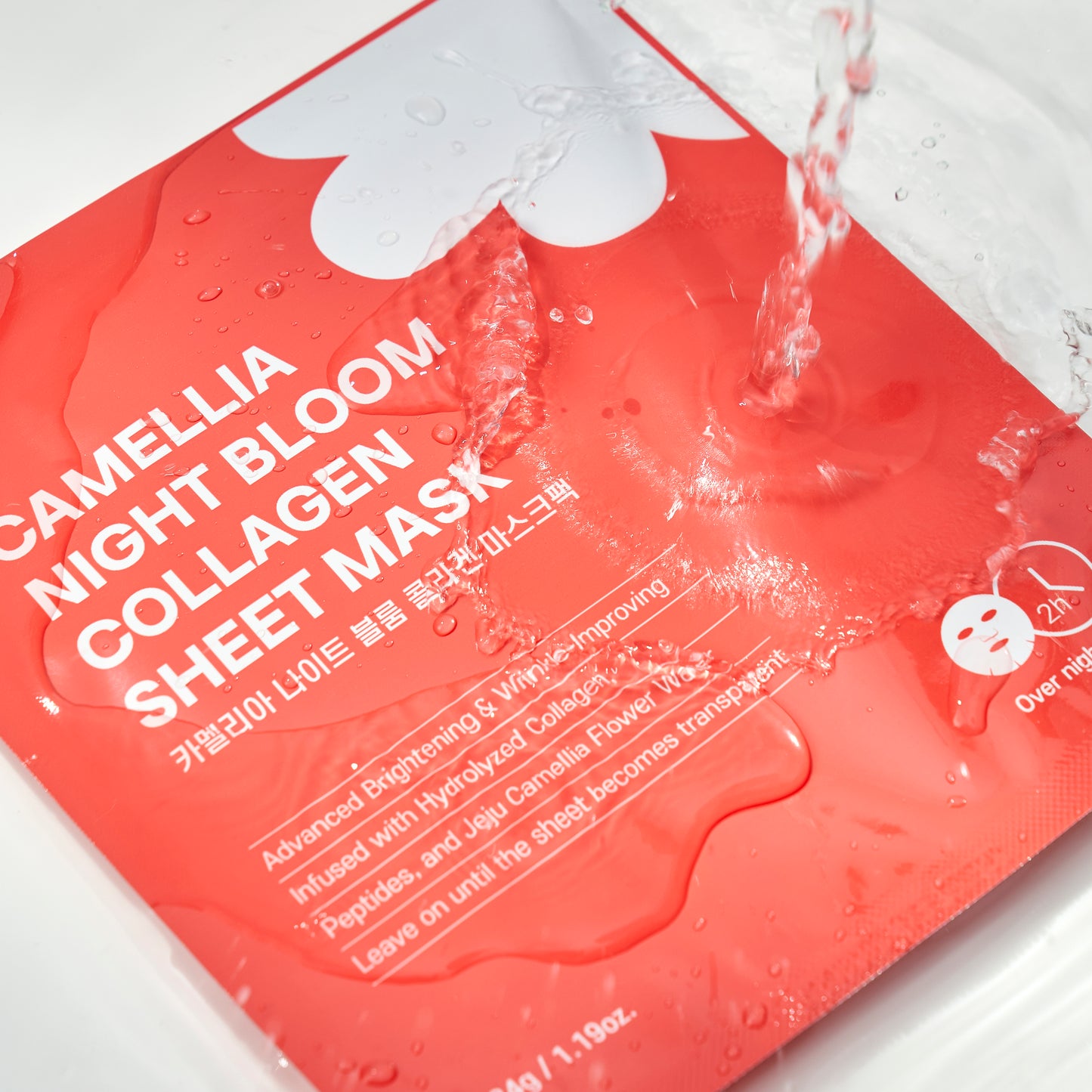 JEJUINDI Camellia Night Bloom Collagen Sheet Mask