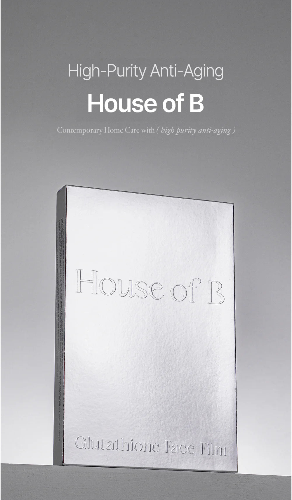 HOUSE OF B Glutathione Neck Film - Box of 3